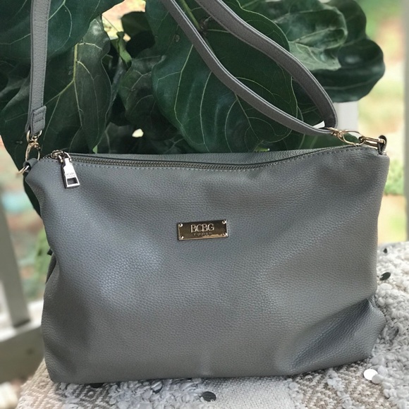 BCBG Paris Handbags - ✨HP✨BCBG // Grey Crossbody Bag